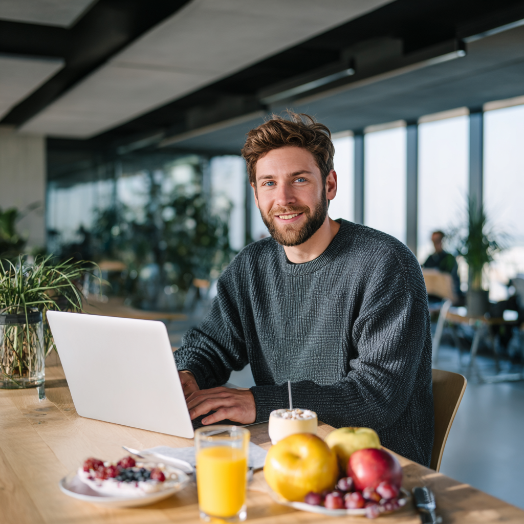 Група усмихнати български възрастни готвят заедно растителни ястия в модерна кухня